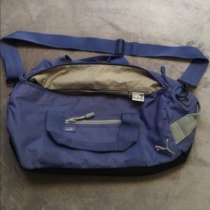 Lavender Puma workout bag